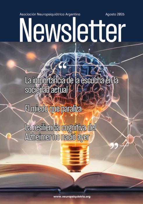 Portada del Newsletter de la Asociación Neuropsiquiátrica Argentina, Nº 3, agosto 2026