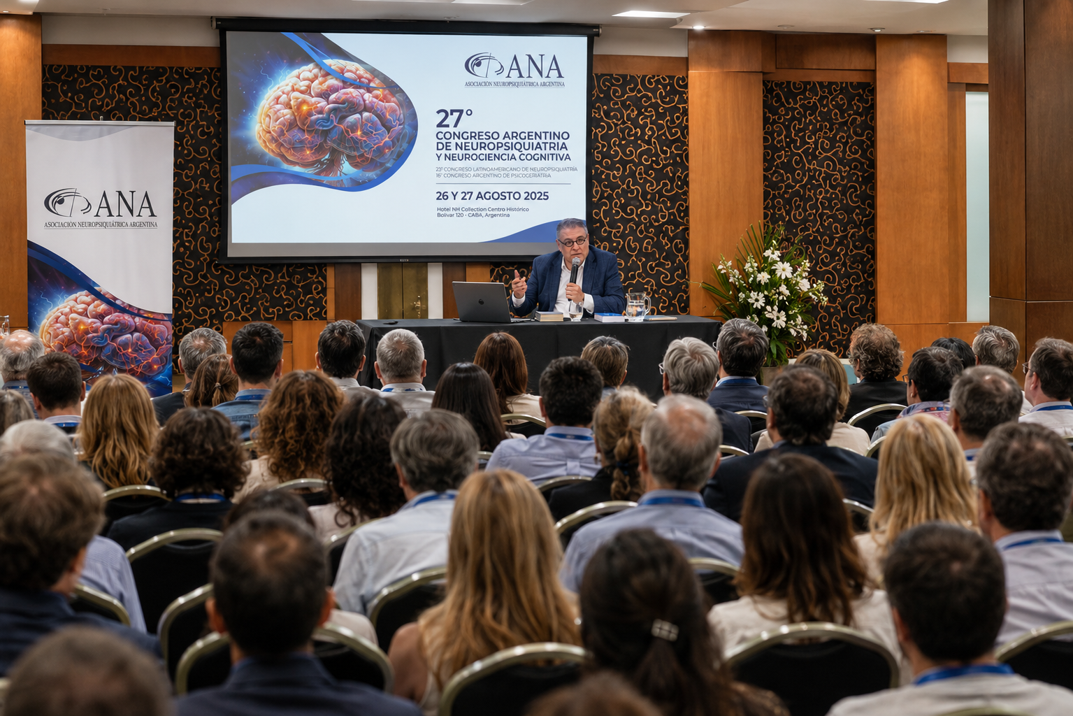Presentación del 28° Congreso Argentino de Neuropsiquiatría y Neurociencia Cognitiva, organizado por la A.N.A.